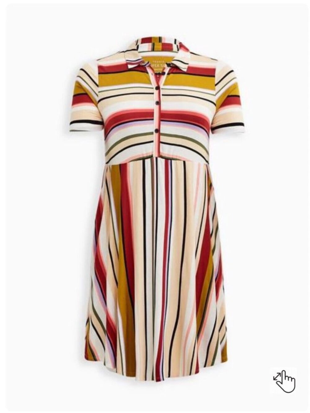 Torride Collared skater dress super soft